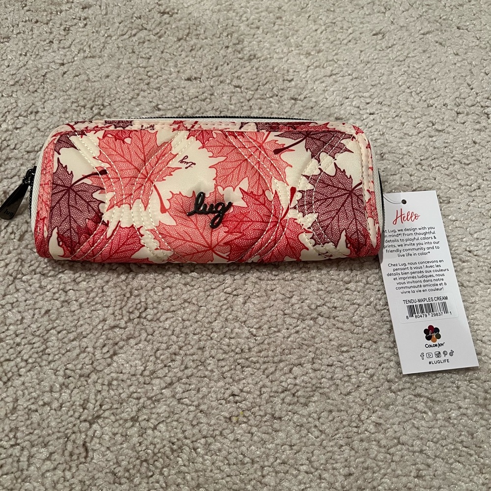 Lug Tendu Wallet in Maples Cream NWT